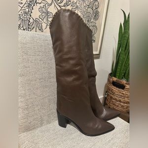 Schultz leather knee high boots